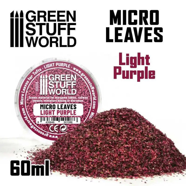 Leaves Mini / Micro Leaves Light Purple Mix 10608