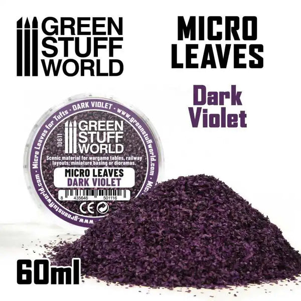 Mini/Micro Leaves Dark Violet Mix 10611