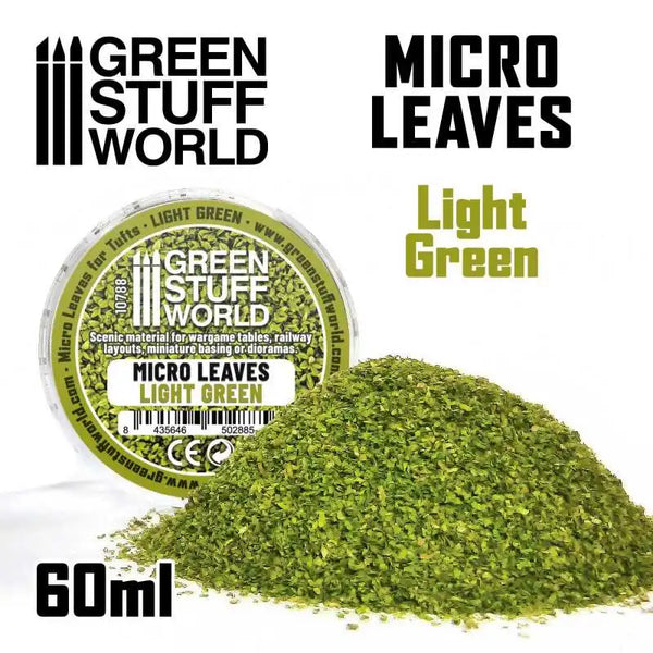 Leaves Mini / Micro Leaves Light Green Mix 10788