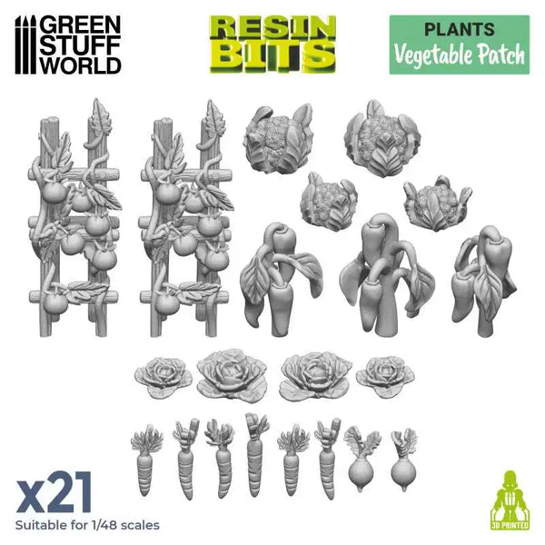 3D printed set - Vegetable Patch Vegetable Garden 11610