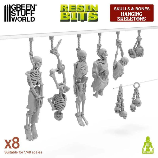 Hanging Skeletons 1:48 12733