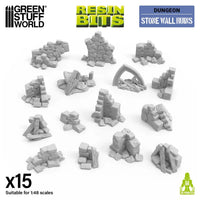 Green Stuff World Stone wall ruins 12745