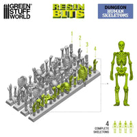 3D printed set - Human Skeletons 1:48 12998