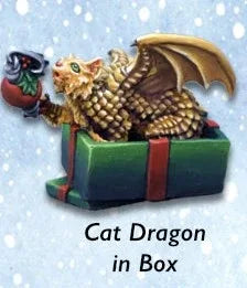 Cat Dragon in Box 01620 (metal)