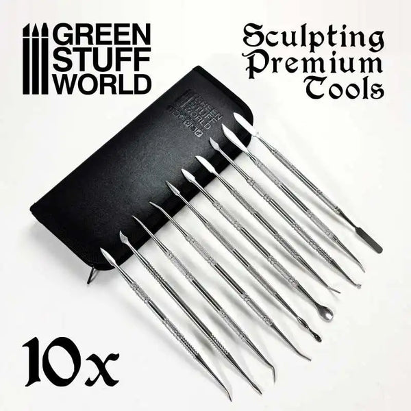 10x Professional Sculpting Tools with case 1570