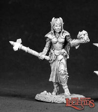 Female Dark Elf Cleric 02524 (metal)