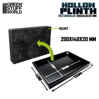 Green Stuff World Hollow squared display 20x14 cm Black 2015