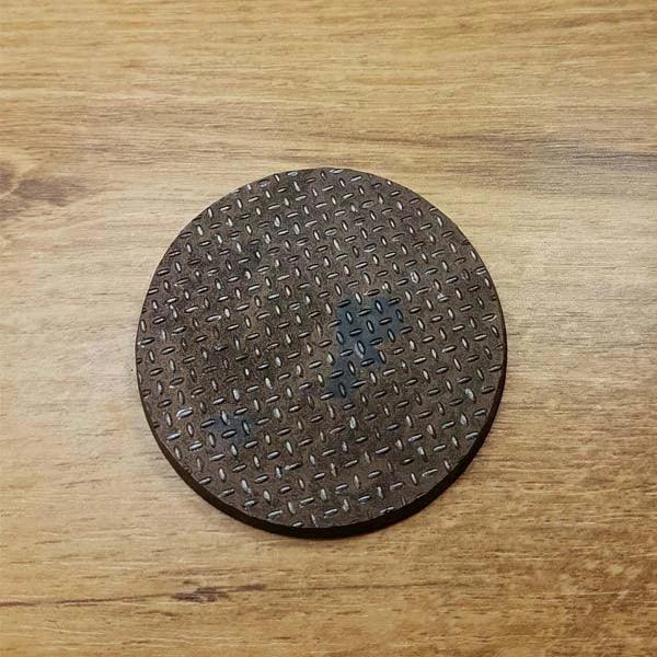 Checkerplate 65mm 40K Base Dreadnought