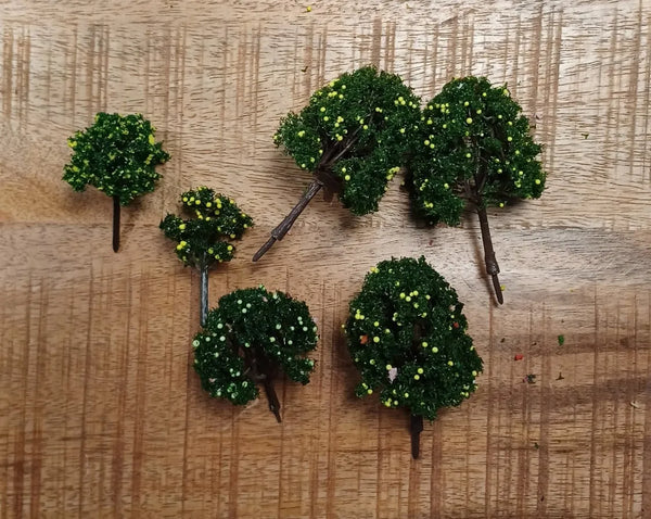 Trees 7 pieces set no. 4