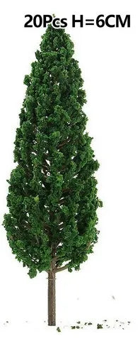 Trees set 20 pieces Light Green