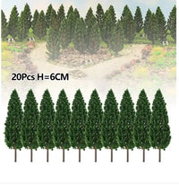 Trees set 20 pieces Light Green